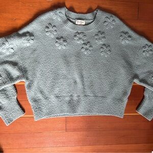 Jessica Simpson Sage Floral Knit Sweater